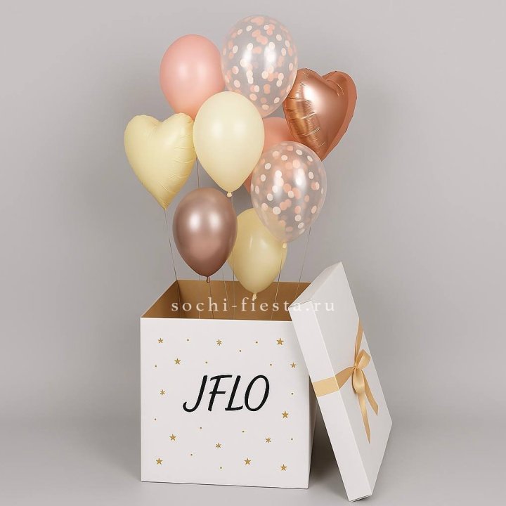 Коробка-сюрприз с шарами №2 в Бийске