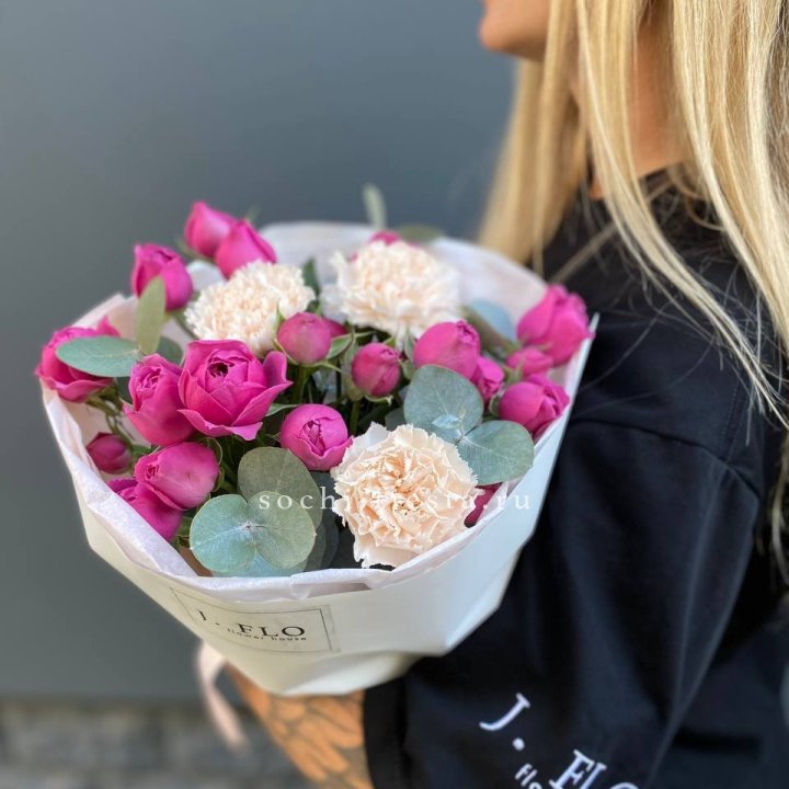 Букет с мисти бабблс №2 в Бийске