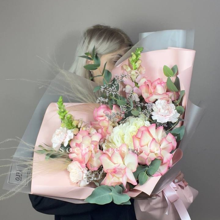  Букет  "Закат для неё" в Бийске