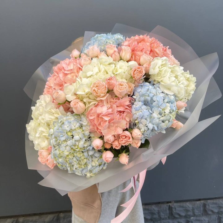 Дуо гортензии и бомбастик в Бийске