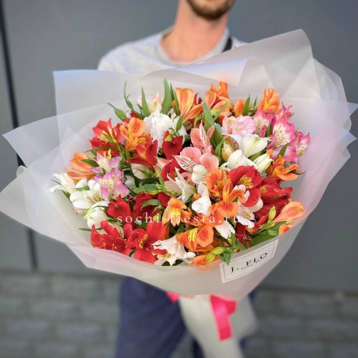 Микс альстромерий №5 в Бийске