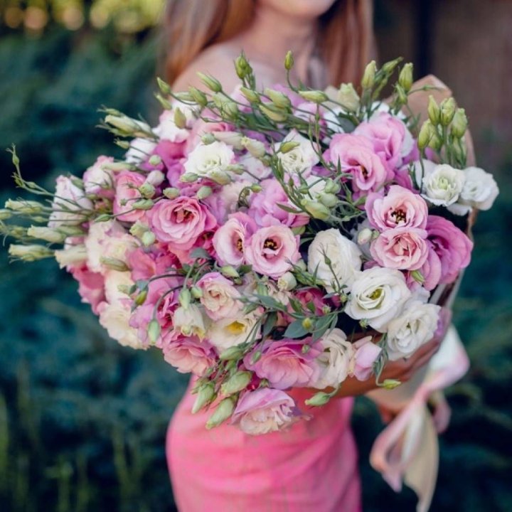 Букет эустом №1  в Бийске