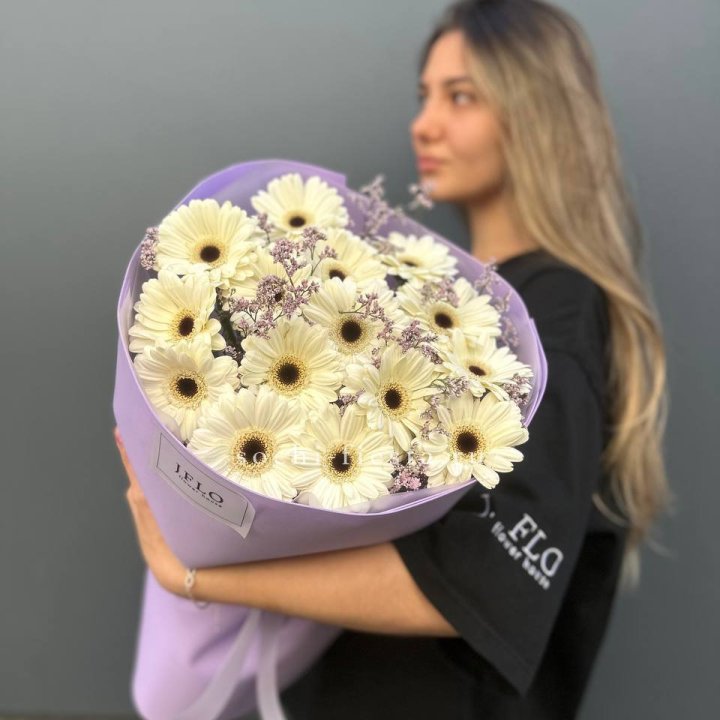 Букет голландских гербер "Лавандер" в Бийске