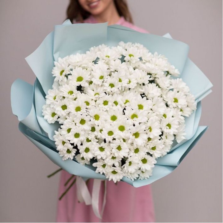  Букет хризантем "Бон-бон" в Бийске