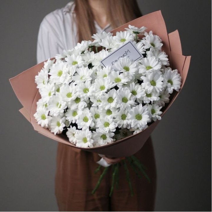 Хризантемы в крафте в Бийске