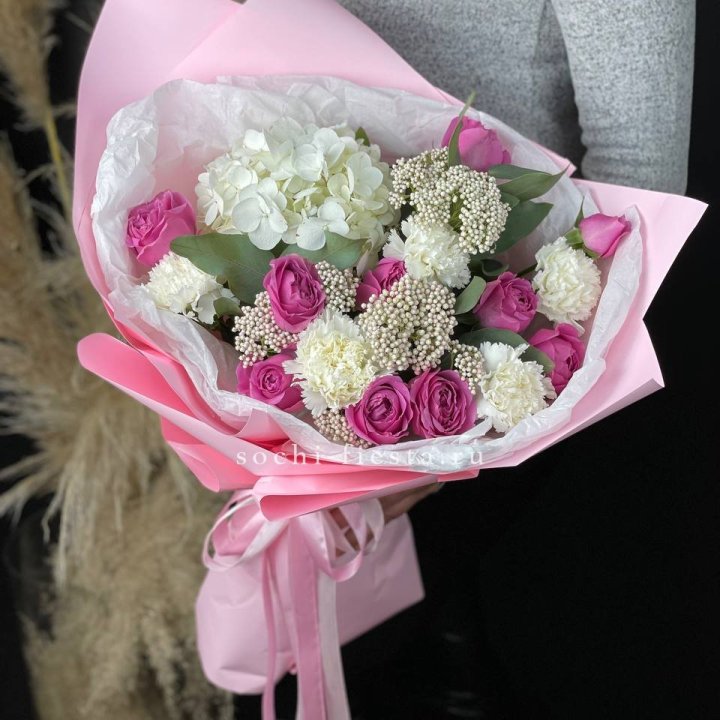 Букет с мисти бабблс №1 в Бийске