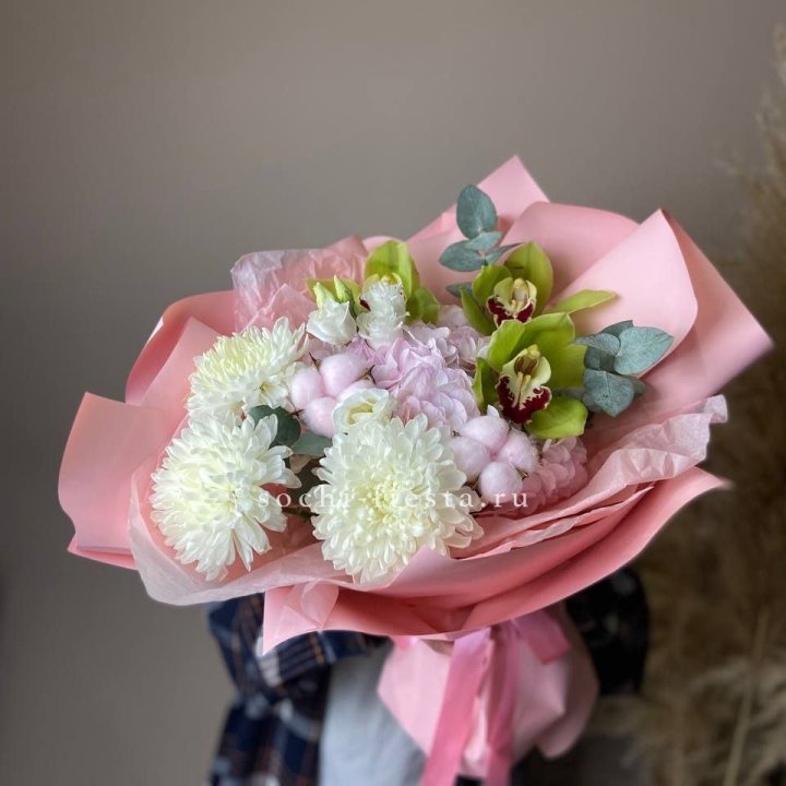  Букет с орхидеями "Вита" в Бийске