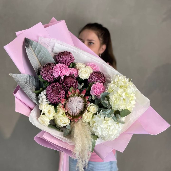 Дизайнерский букет №17 в Бийске