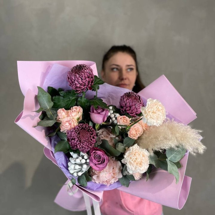 Дизайнерский букет №18 в Бийске