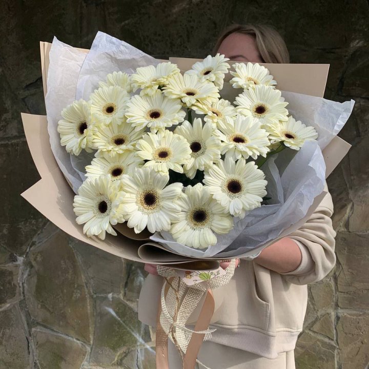 Букет голландских гербер "Шейн"" в Бийске