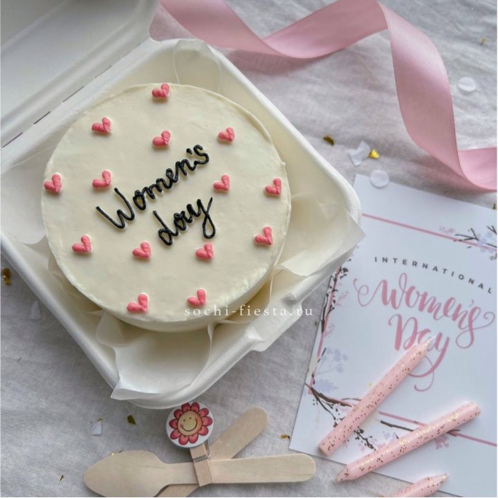 Бенто-торт "Дорогим женщинам"  в Бийске