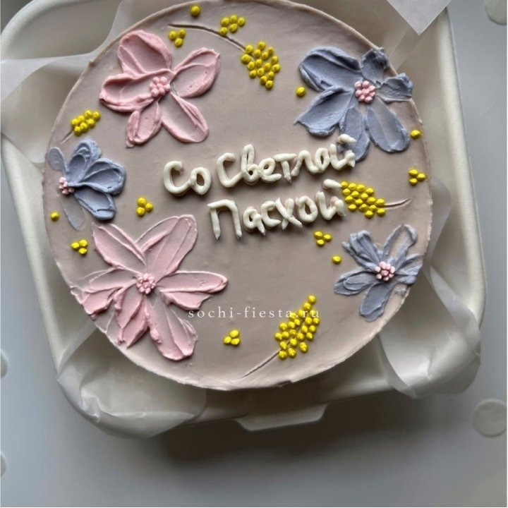 Бенто-торт "Светлой Пасхи" 3 в Бийске