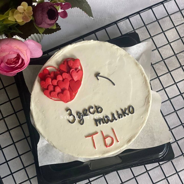 Бенто-торт "В моем сердце только ты"  в Бийске