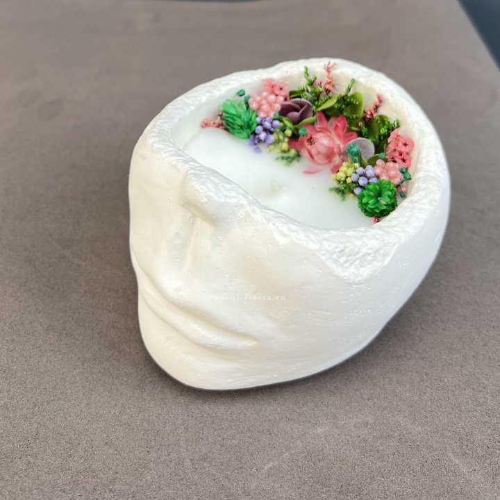 Свеча ароматическая в гипсе  в Бийске