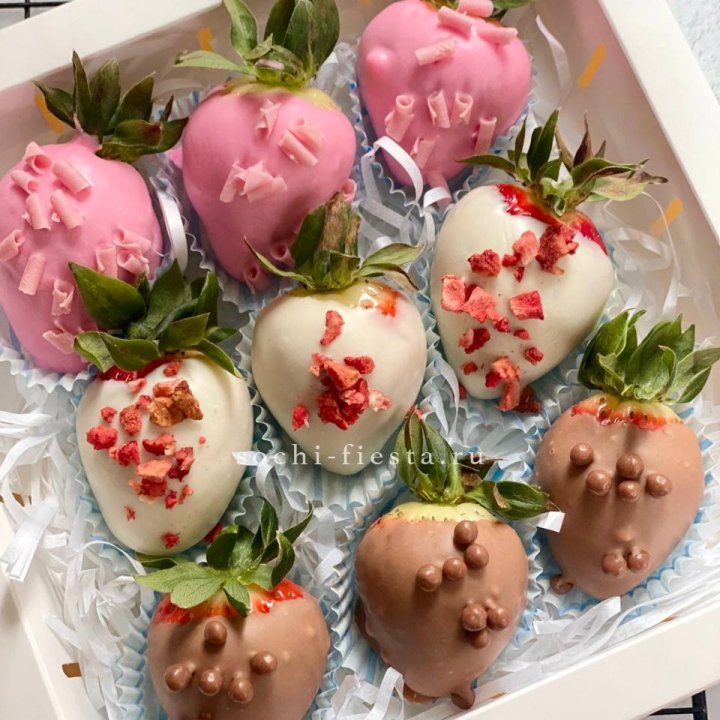 Клубника в шоколаде 9 ягод в Бийске