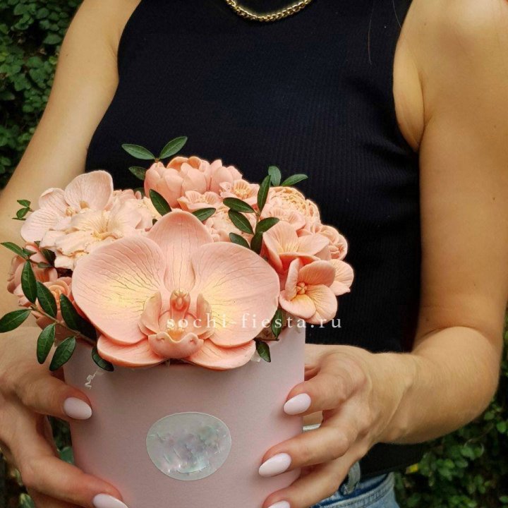 Шоколадный букет Орхидей в Бийске