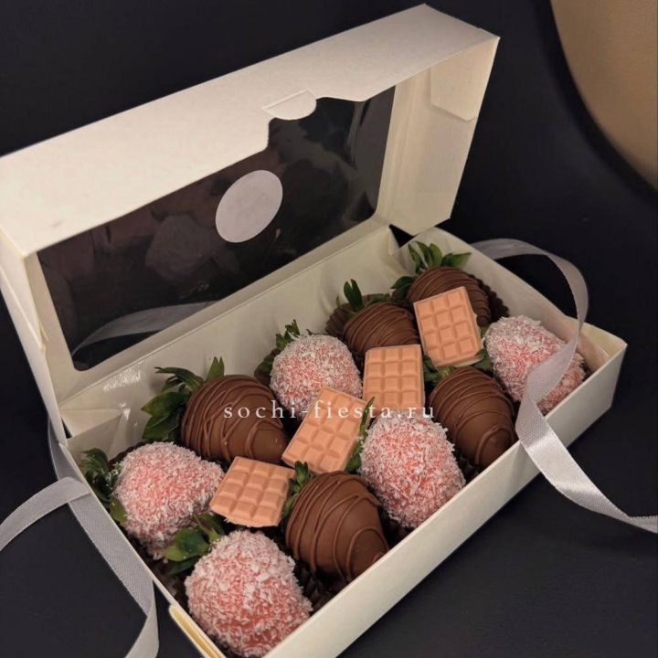 Клубника в шоколаде 10 ягод №2 в Бийске