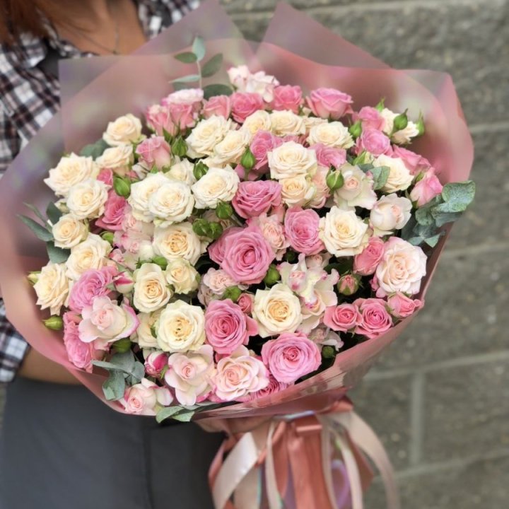 21 кустовая роза в Бийске