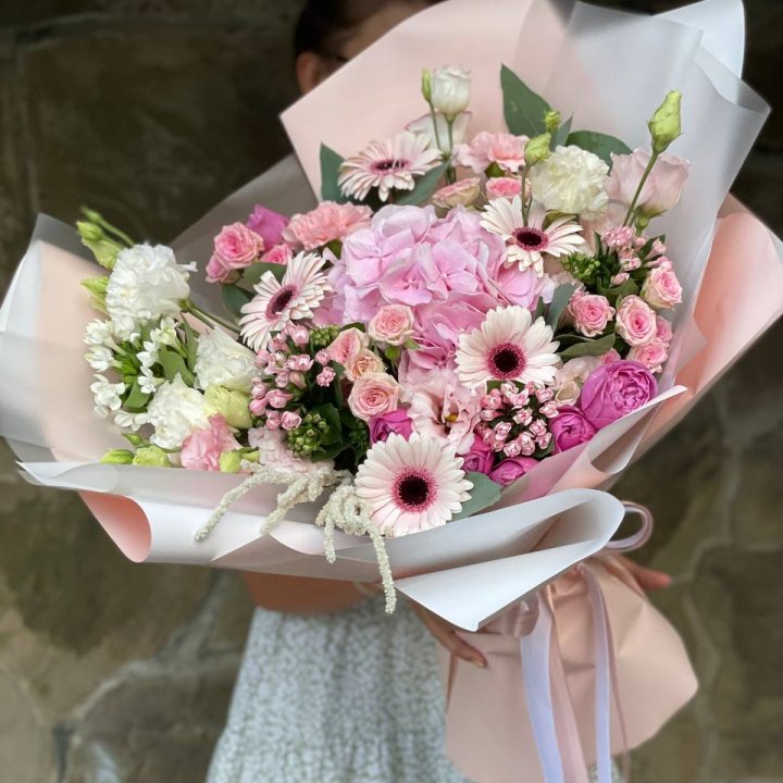 Авторский букет Пич в Бийске