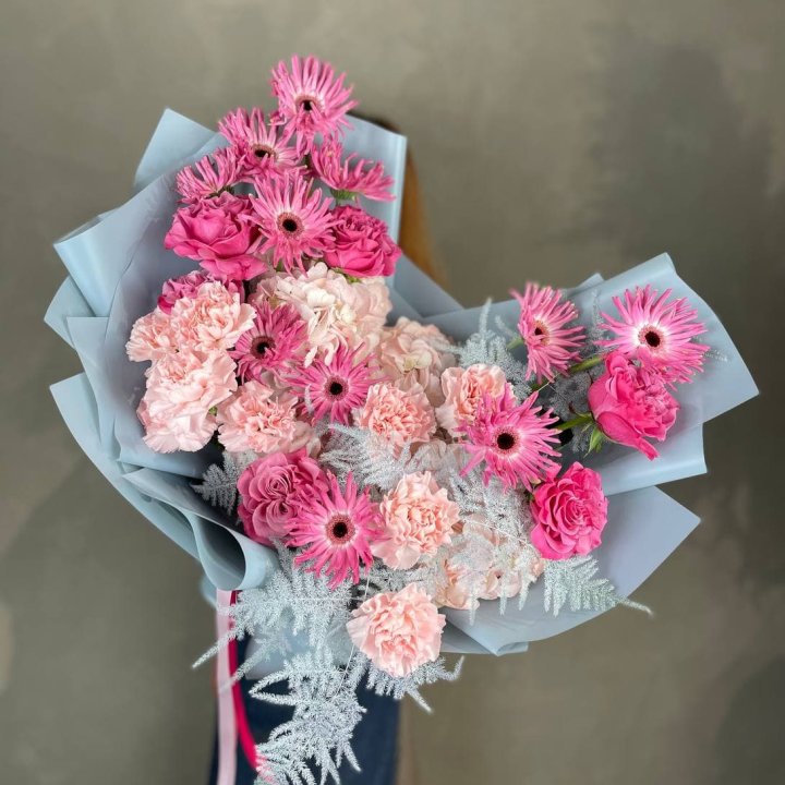 Дизайнерский букет "Свит хаер" в Бийске