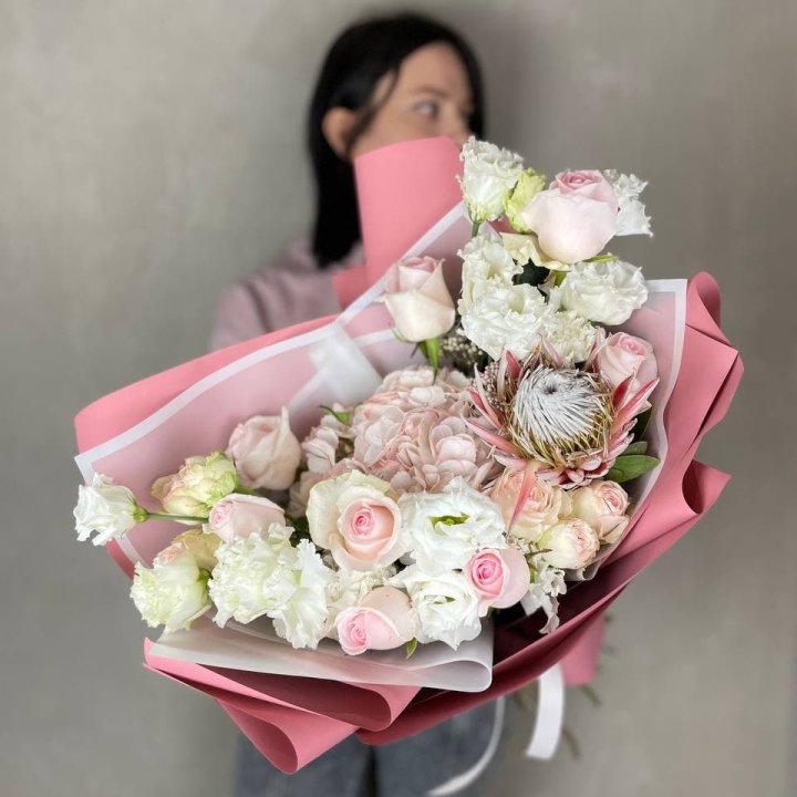 Дизайнерский букет №21 в Бийске