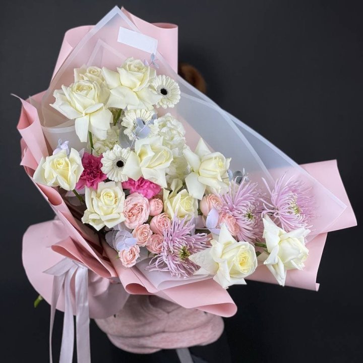 Дизайнерский букет №22 в Бийске