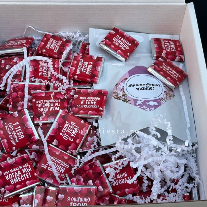 Набор Шоколад и Чай "101 причина любви" в Бийске