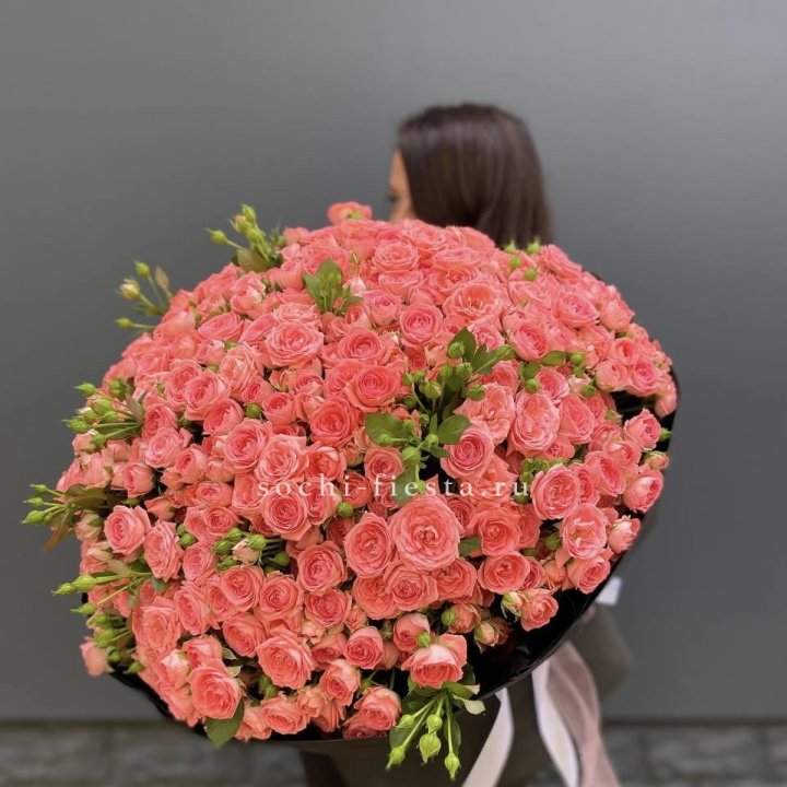 101 кустовая роза Барбадос в Бийске