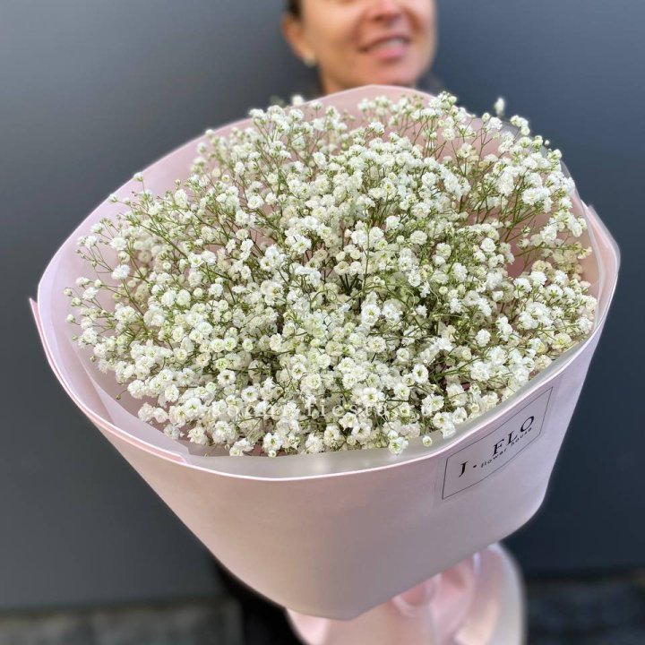 11 белых гипсофил в фоамиране в Бийске