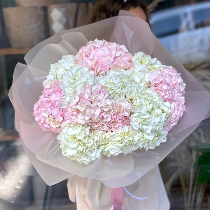 Букет гортензий № 3 в Бийске