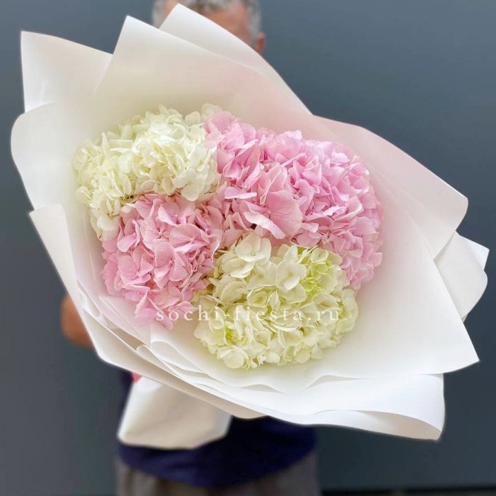 Букет гортензий №5 в Бийске