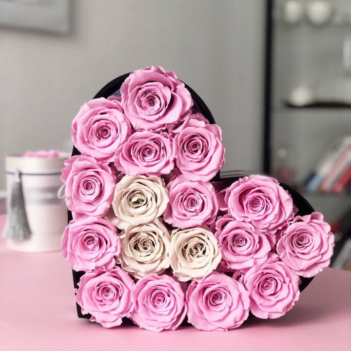 Сердце из роз в Бийске