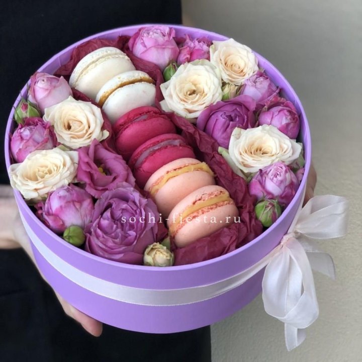 Цветочный бокс "Лаванди" в Бийске