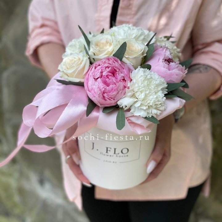 Цветочный бокс мини №2 в Бийске