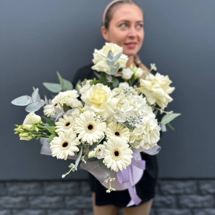 Цветочный бокс "Лавандовый сон" в Бийске