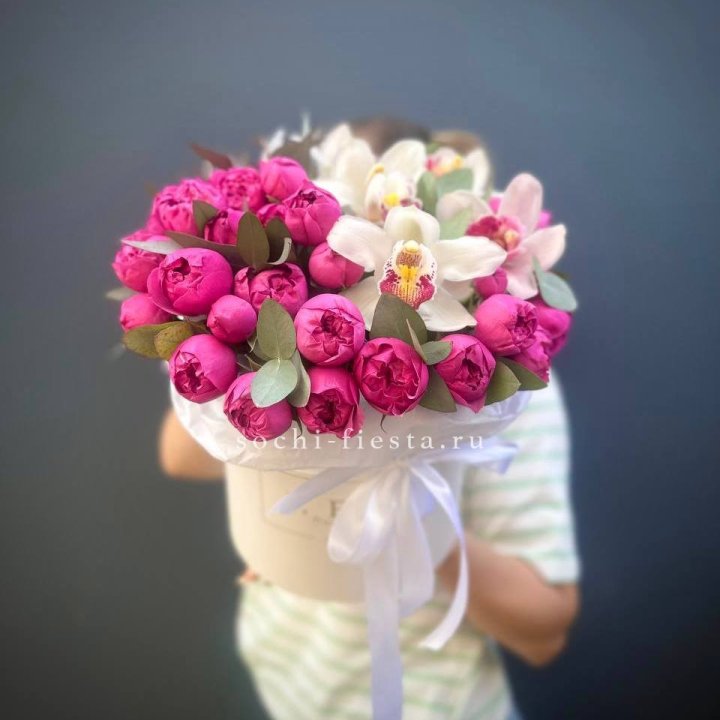 Бокс дуо мисти и орхидеи в Бийске