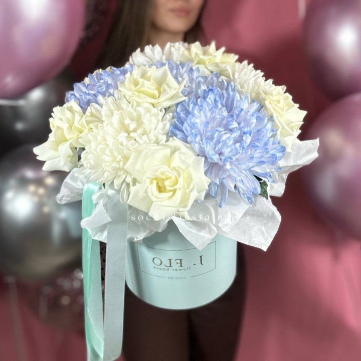 Коробка с цветами "Вольта" в Бийске