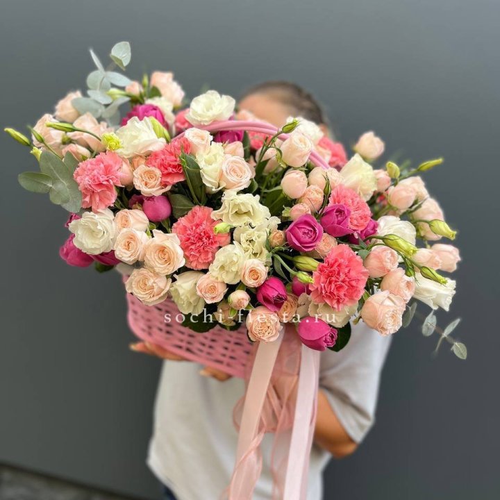 Цветочная корзина "Флоренция" в Бийске