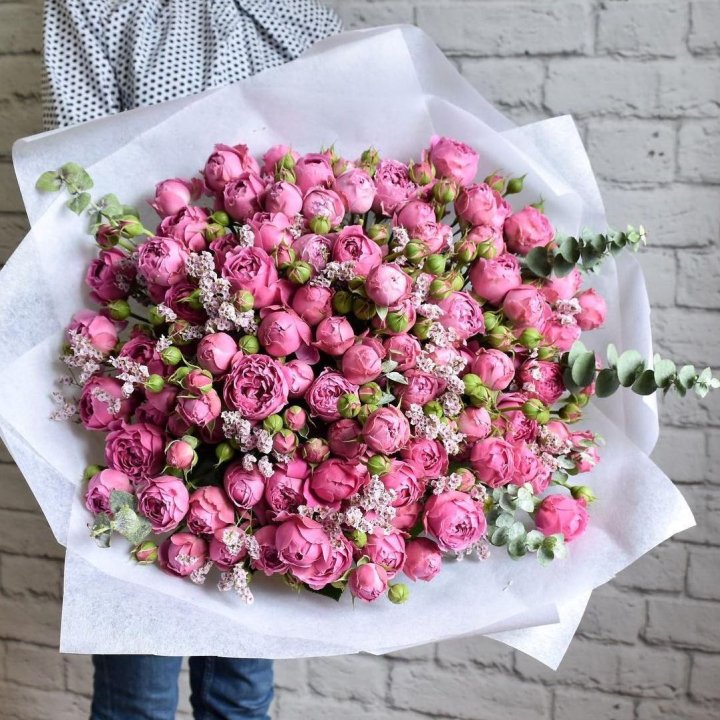 51 кустовая роза в Бийске