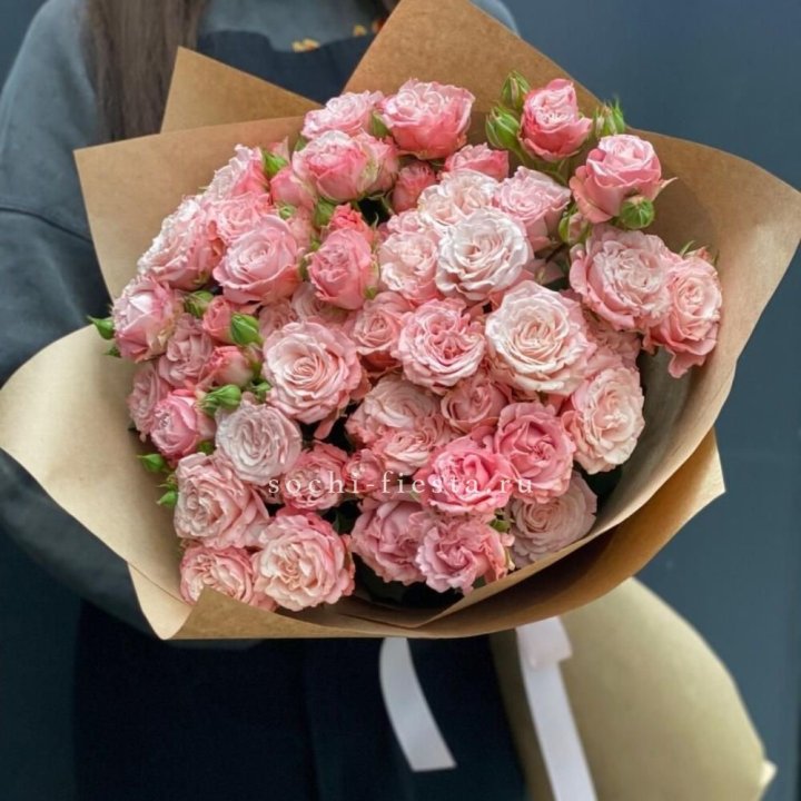 Пионовидные розы Bombastic №2 в Бийске