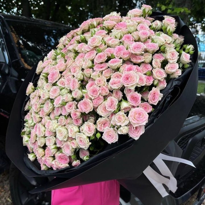 101 кустовая роза "Твистер" в Бийске