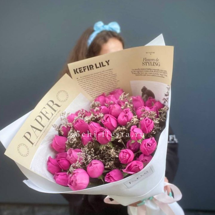 Пионовидные розы баблс №3 в Бийске