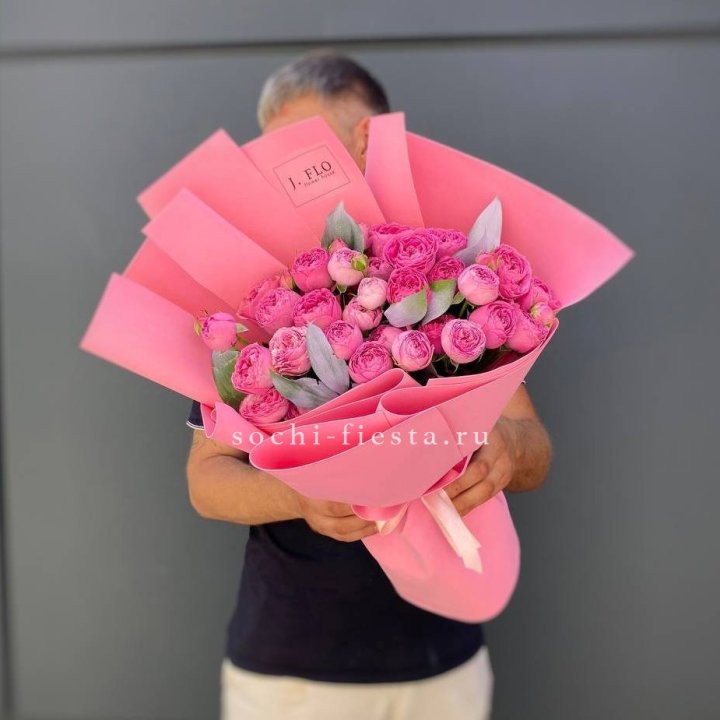 Пионовидные розы баблс №2 в Бийске