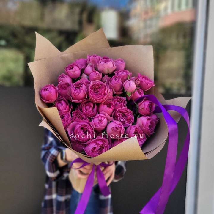 Букет с Мисти бабблс  в Бийске