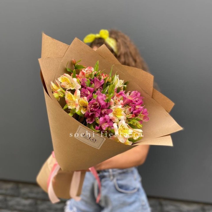 Альстромерии в крафте в Бийске