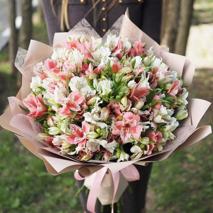 Букет альстромерий "ВАУ" в Бийске