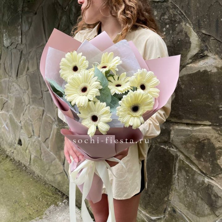 Букет голландских гербер  в Бийске