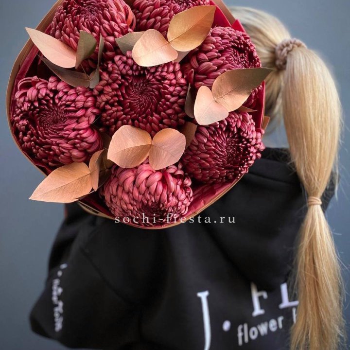 Хризантемы "Голд шоколад" в Бийске