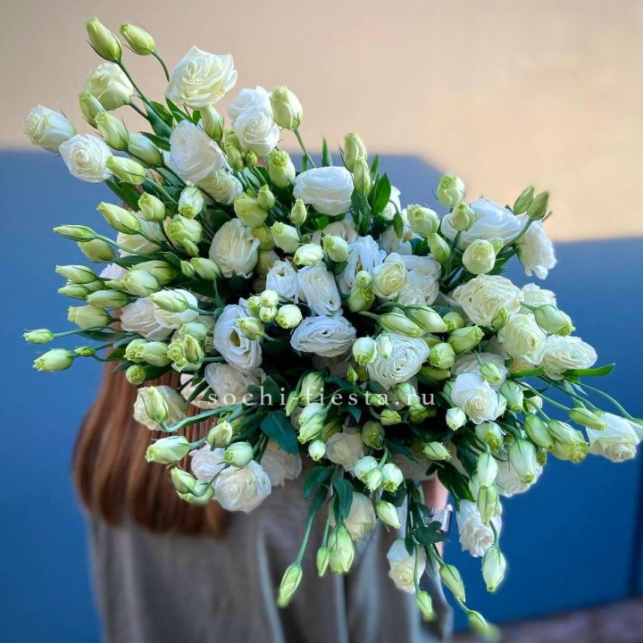 Охапка эустомы в Бийске