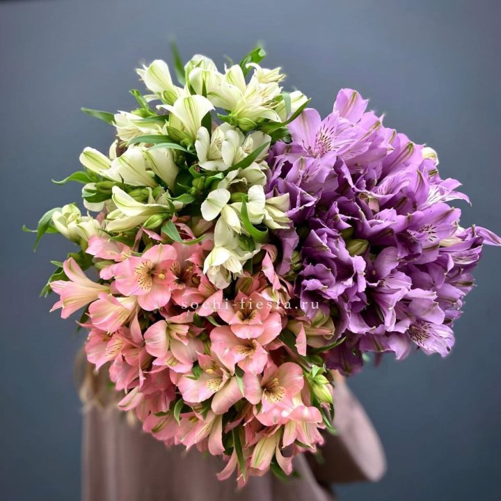 Охапка Альстромерии в Бийске